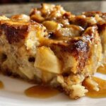 Caramel Apple Bread Pudding (Cozy Winter Dessert)