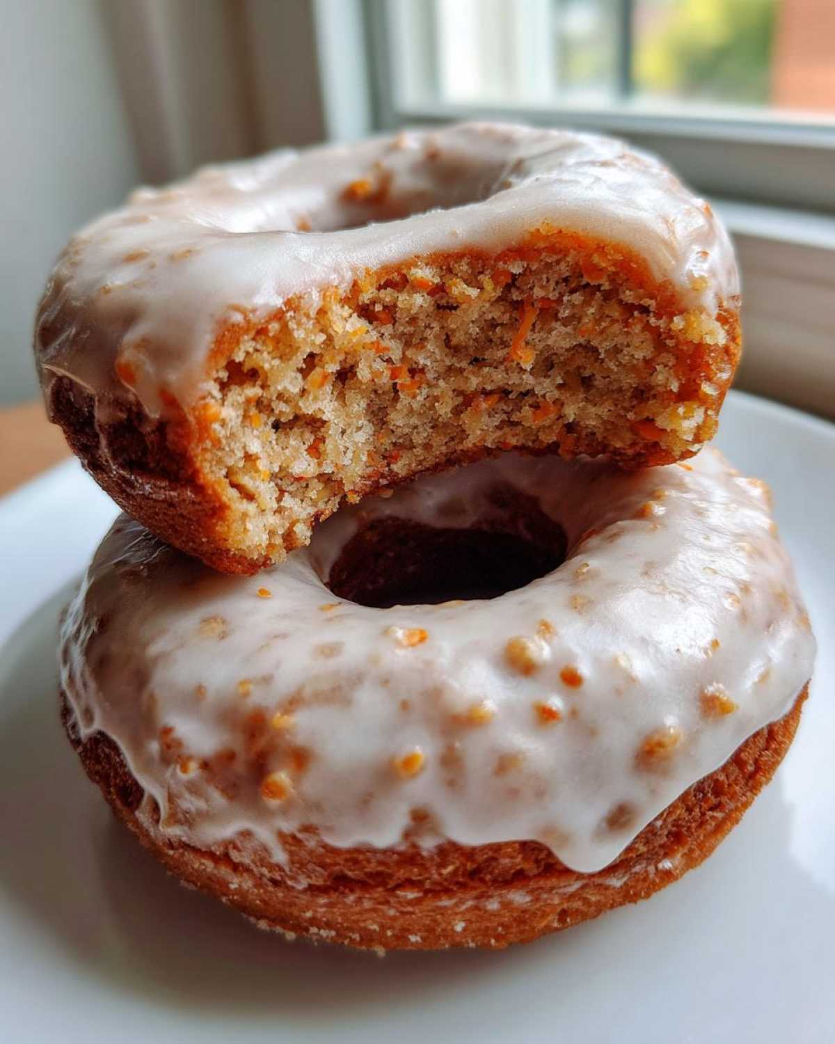 Carrot Cake Donuts with Glaze - detail 4