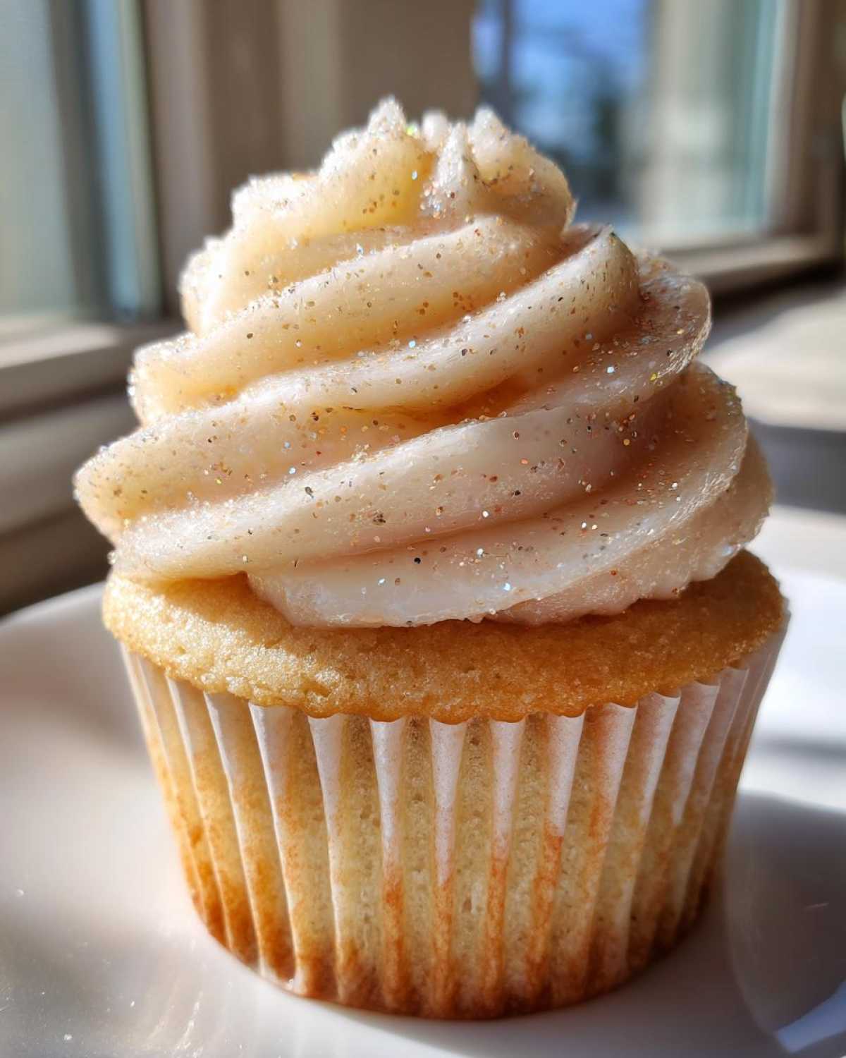 Champagne Cupcakes with Fizzy Frosting (New Year’s Party Treat) - detail 2