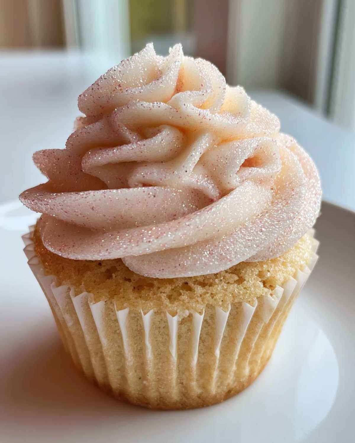 Champagne Cupcakes with Fizzy Frosting (New Year’s Party Treat) - detail 3