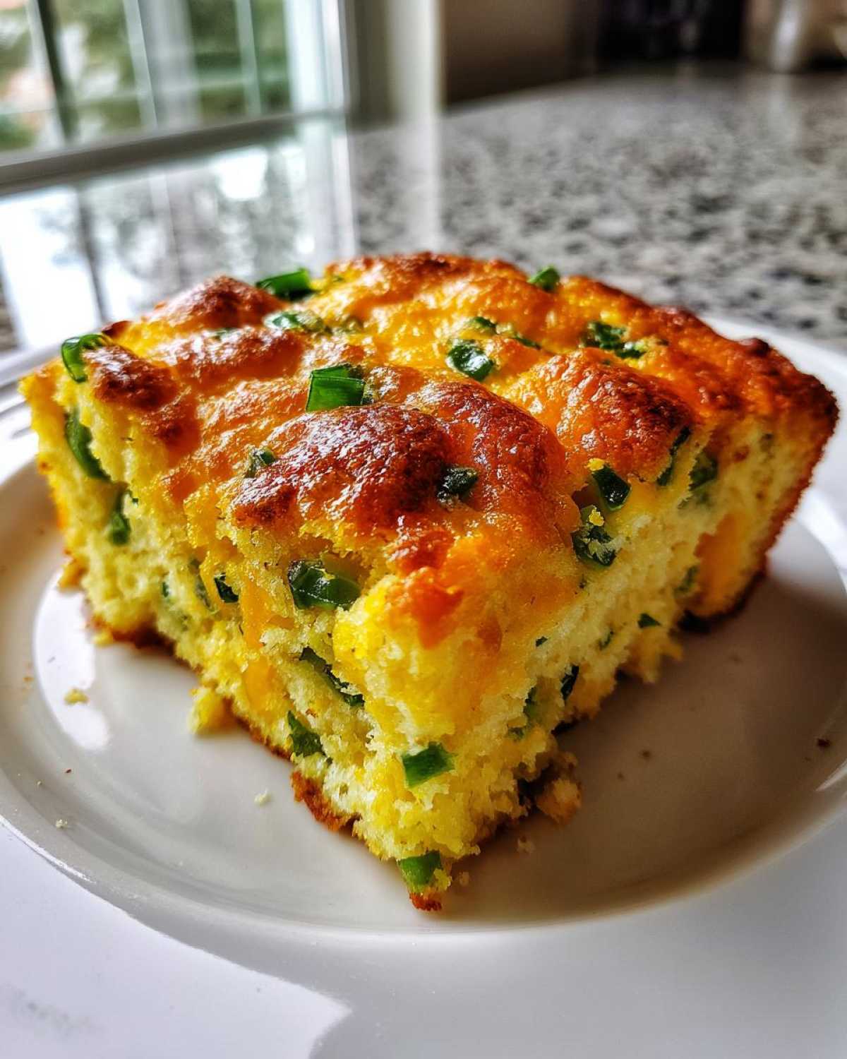 Cheesy Jalapeño Cornbread Casserole Bake - detail 1