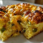 Cheesy Jalapeño Cornbread Casserole Bake