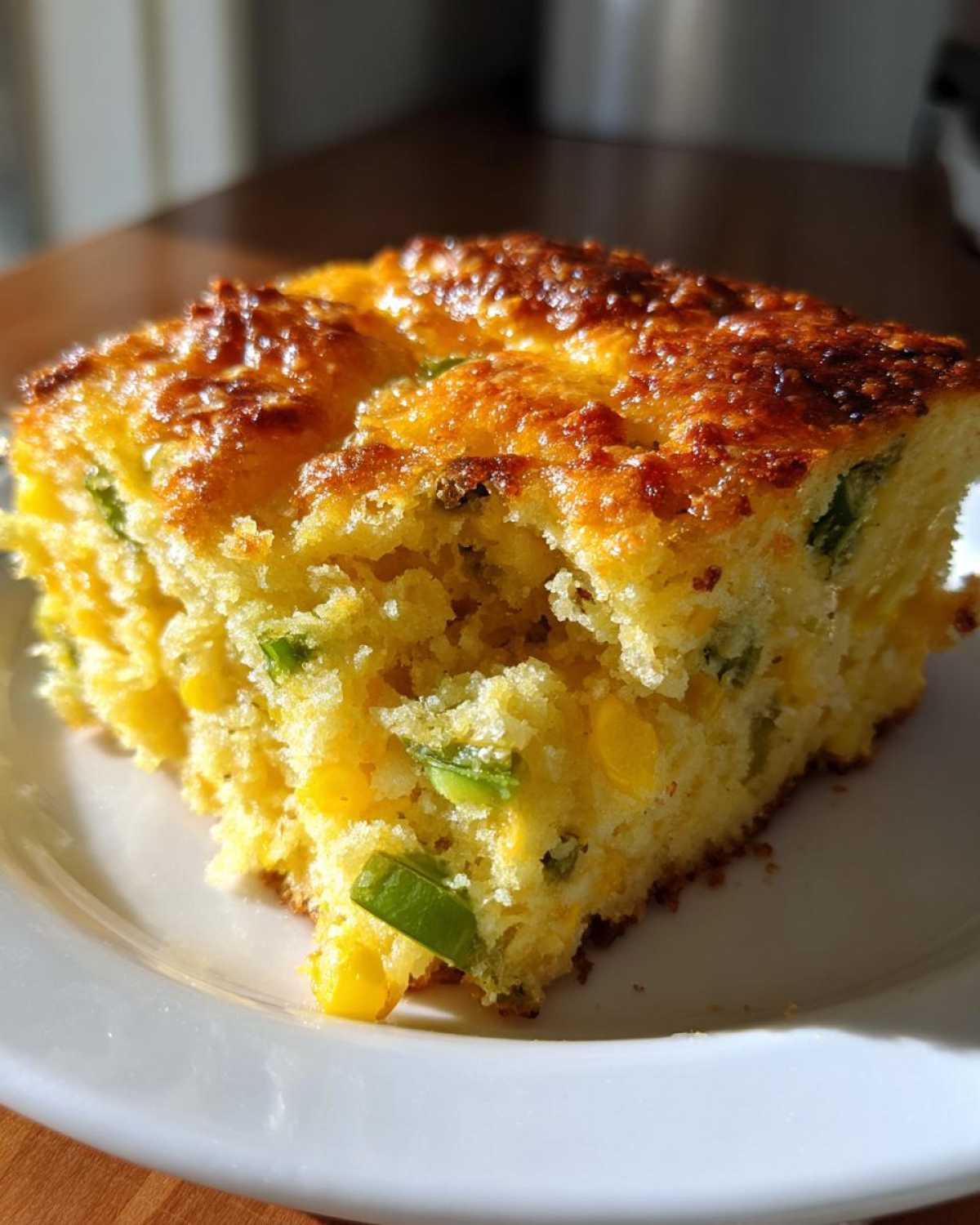 Cheesy Jalapeño Cornbread Casserole Bake - detail 2