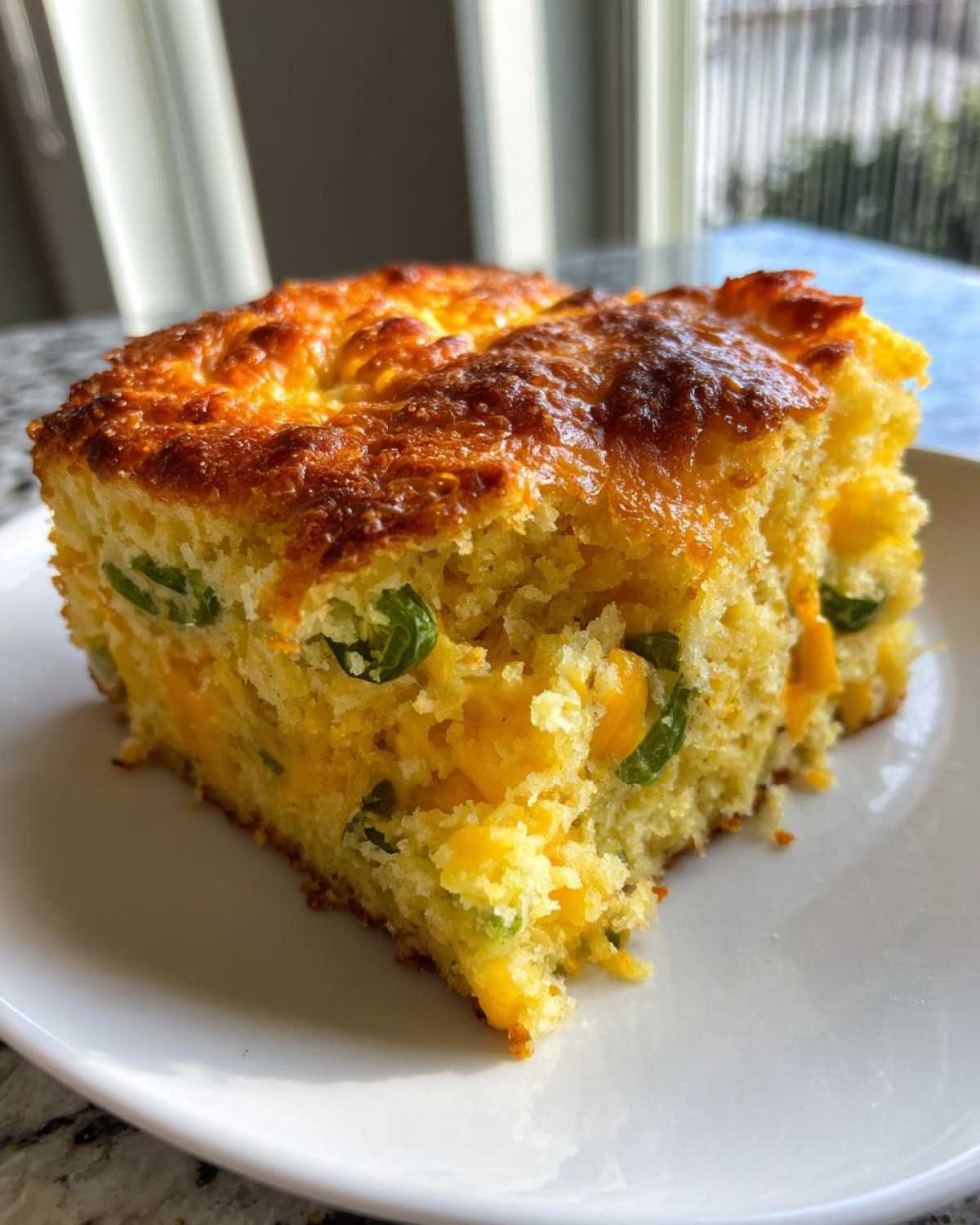Cheesy Jalapeño Cornbread Casserole Bake - detail 3