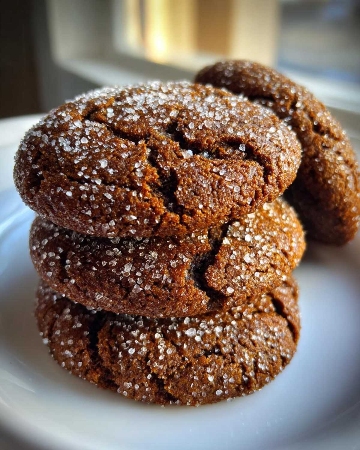 Chewy Molasses Ginger Cookies (Old-Fashioned Flavor) - detail 4