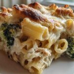 Chicken Broccoli Alfredo Pasta Bake