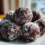 Chocolate Cherry Rum Balls with Cocoa