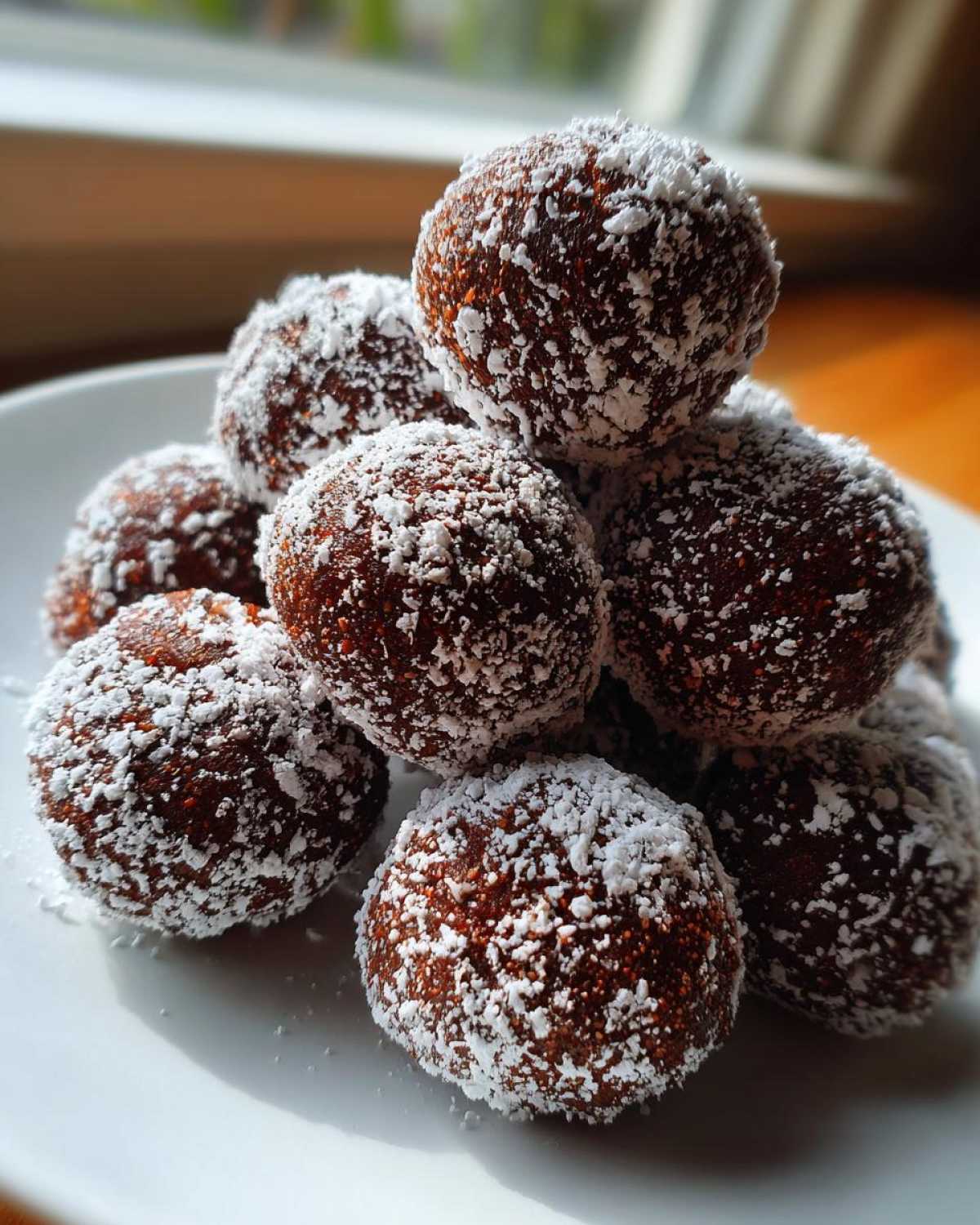 Chocolate Cherry Rum Balls with Cocoa - detail 2