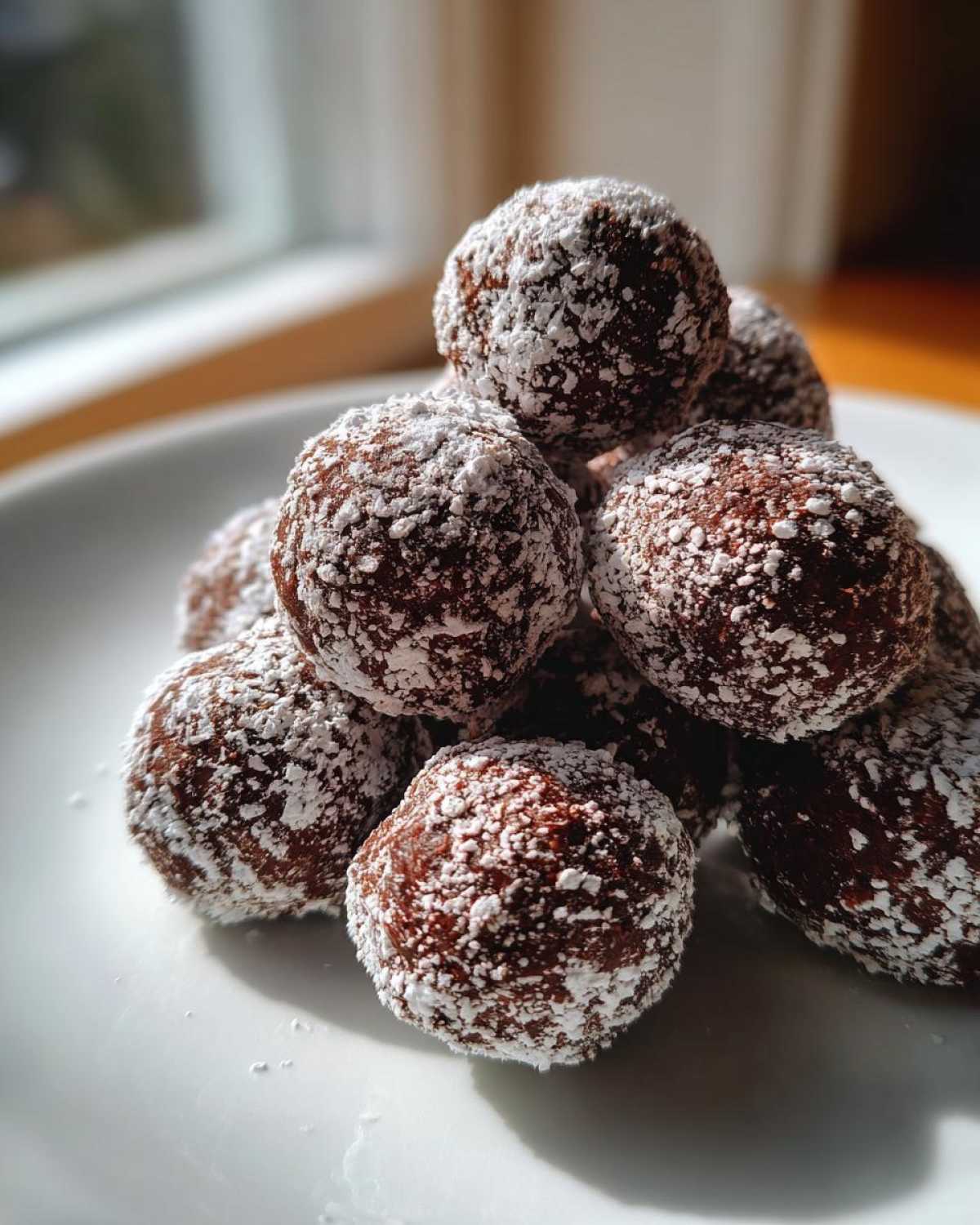 Chocolate Cherry Rum Balls with Cocoa - detail 4