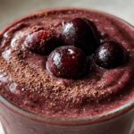 Chocolate Cherry Smoothie (Tastes Like Black Forest Cake)