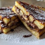 Chocolate Hazelnut Stuffed French Toast