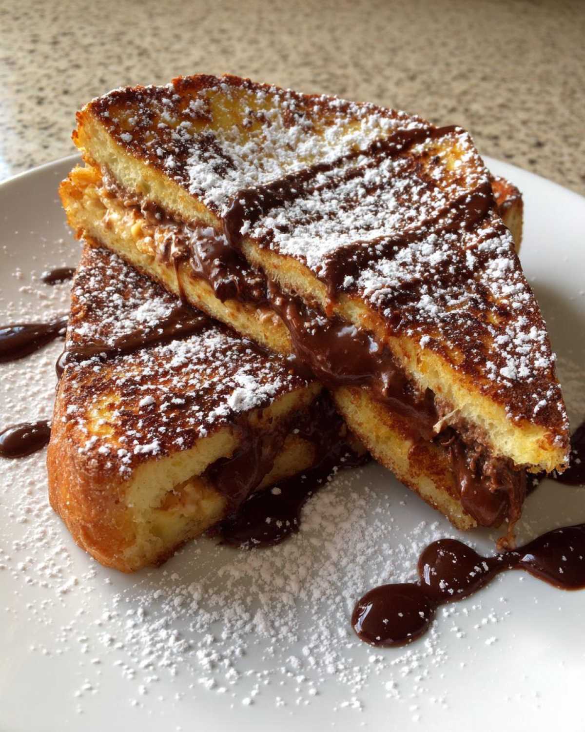 Chocolate Hazelnut Stuffed French Toast - detail 2