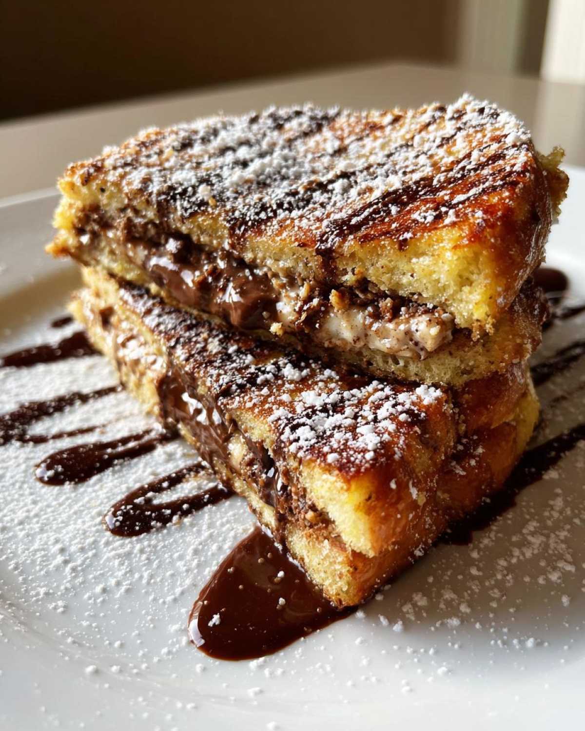 Chocolate Hazelnut Stuffed French Toast - detail 3