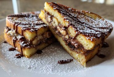 Chocolate Hazelnut Stuffed French Toast