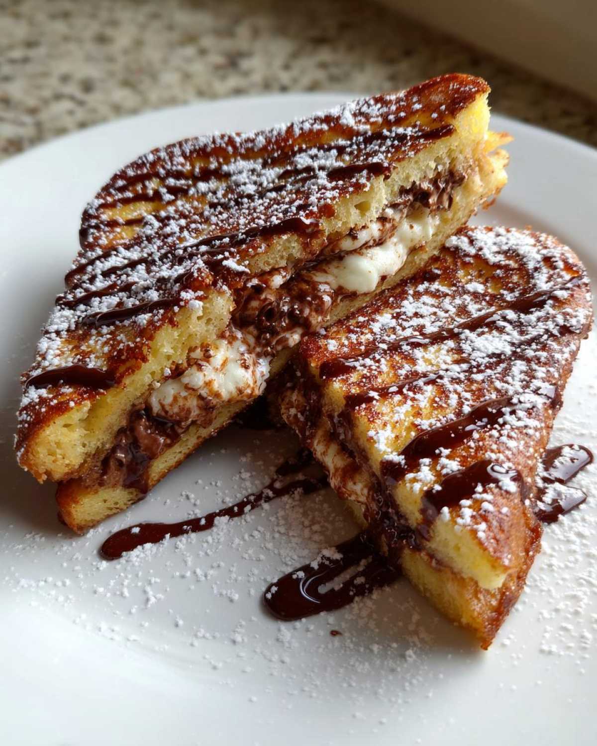 Chocolate Hazelnut Stuffed French Toast - detail 4