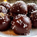 Chocolate Hazelnut Truffles with Sea Salt