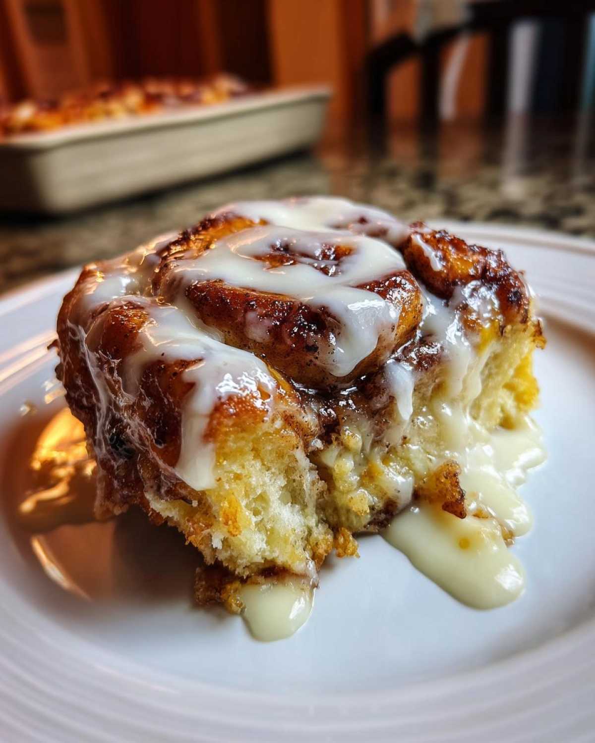 Cinnamon Roll Casserole (Overnight Breakfast Treat) - detail 4