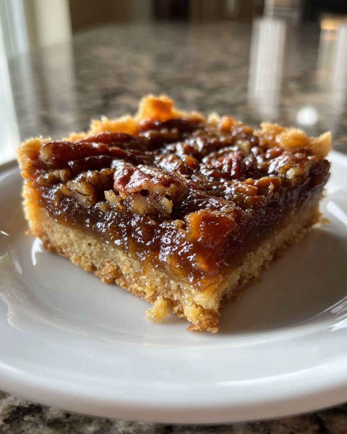 Classic Buttery Pecan Pie Bars Dessert - detail 4