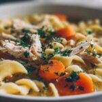 Classic Chicken Noodle Soup with Vegetables