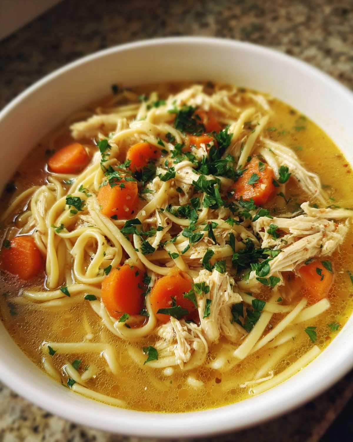 Classic Chicken Noodle Soup with Vegetables - detail 4
