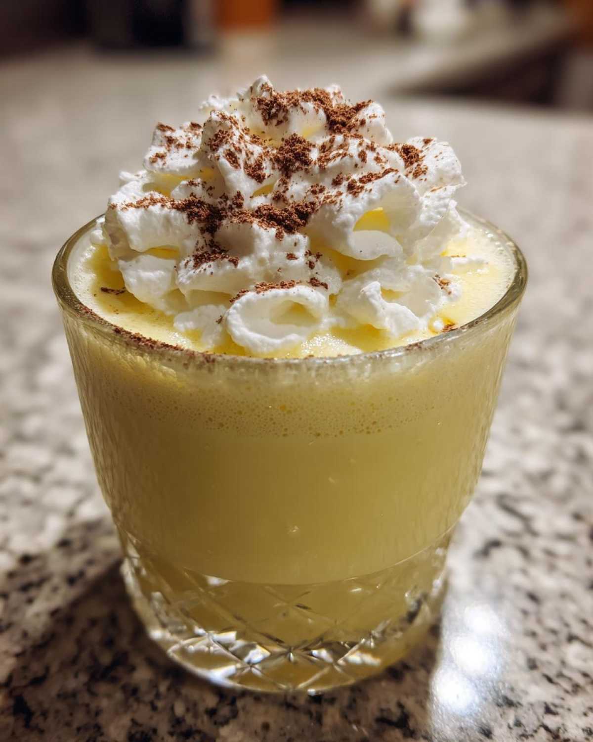Classic Creamy Eggnog Punch Cocktail - detail 1