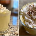 Classic Creamy Eggnog Punch Cocktail