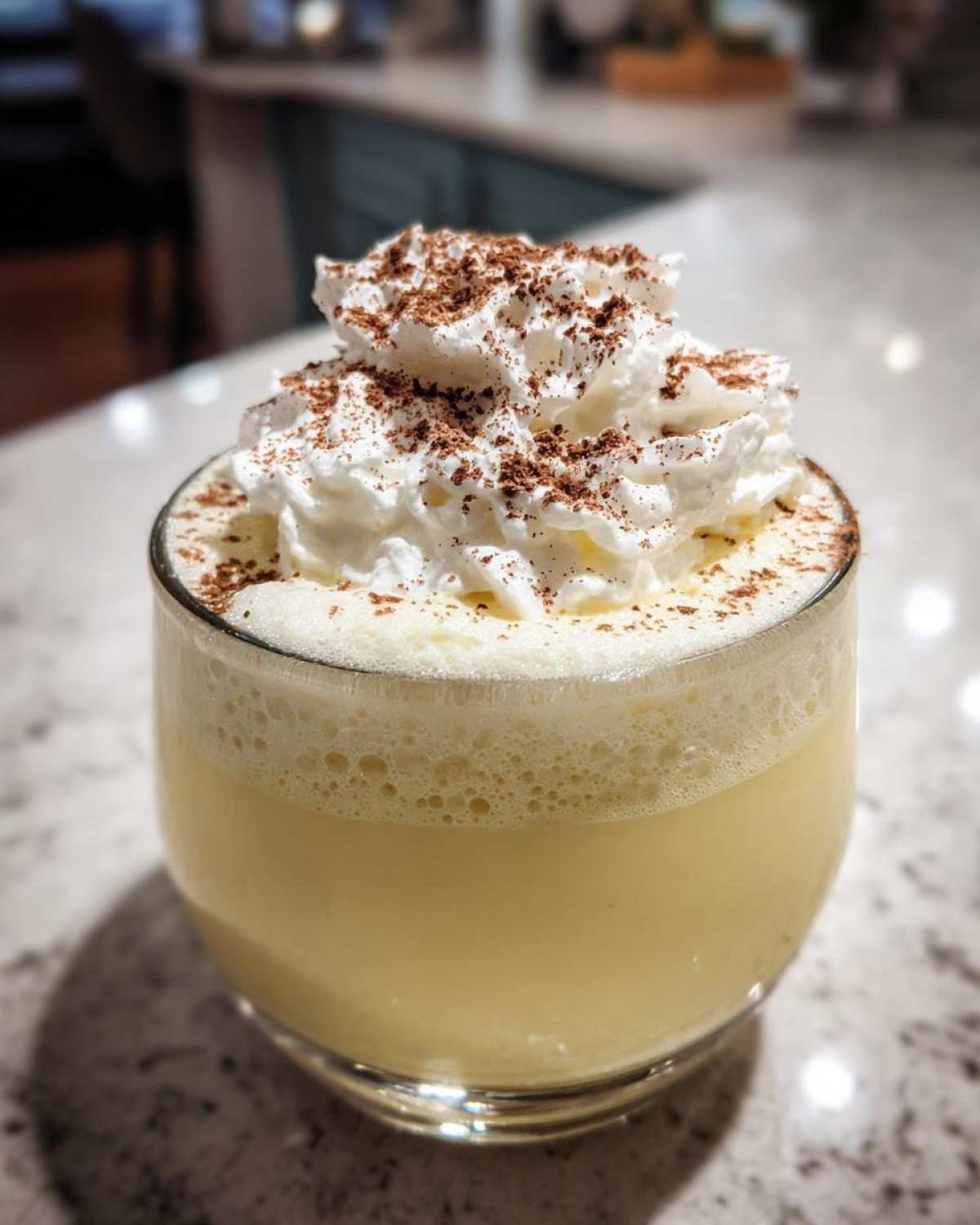Classic Creamy Eggnog Punch Cocktail - detail 3