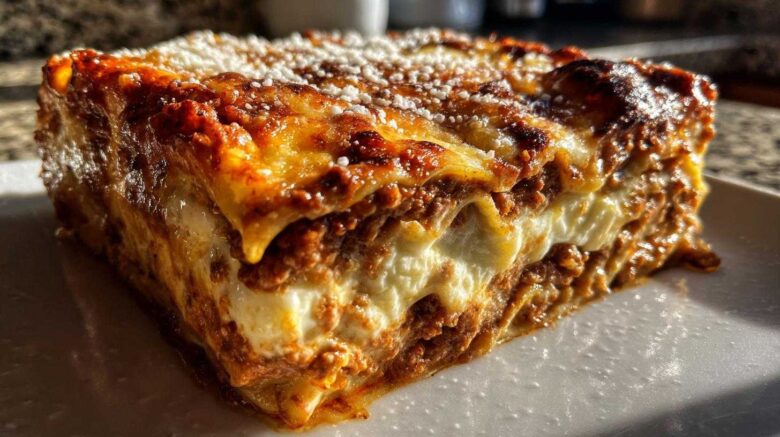 Classic Lasagna Bolognese Bake