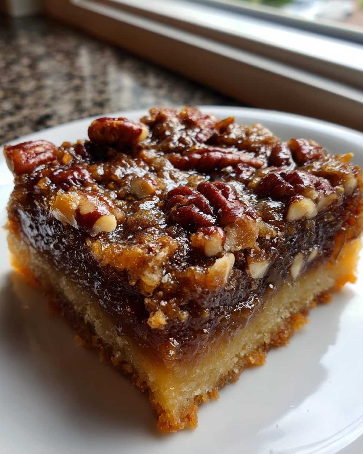 Classic Pecan Pie Bars - detail 1
