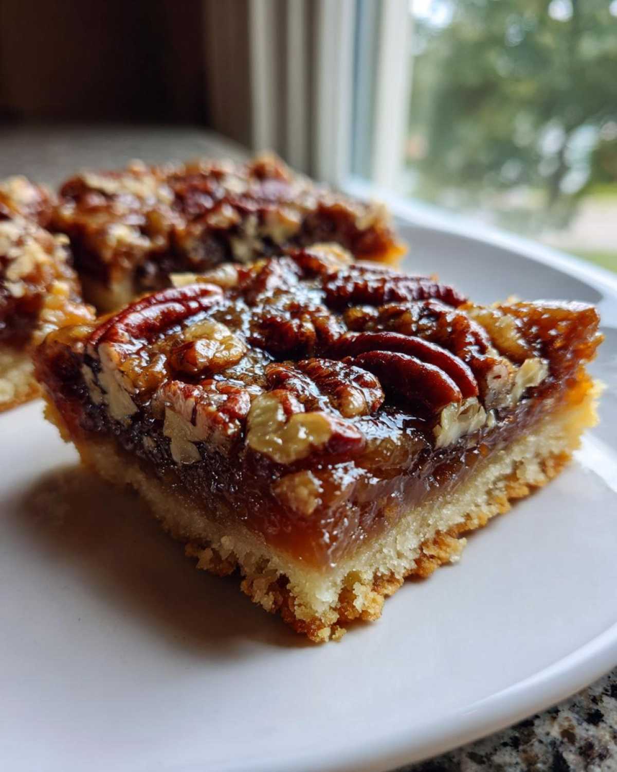 Classic Pecan Pie Bars - detail 2