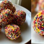 Cookie Dough Truffles with Sprinkles