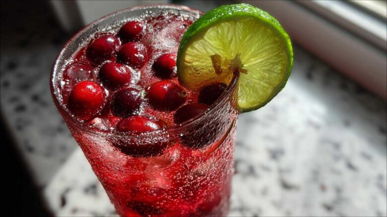 Cranberry Ginger Mocktail (Holiday Refreshment)