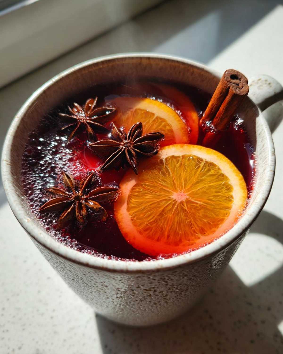 Cranberry Orange Mulled Cider with Spice - detail 1
