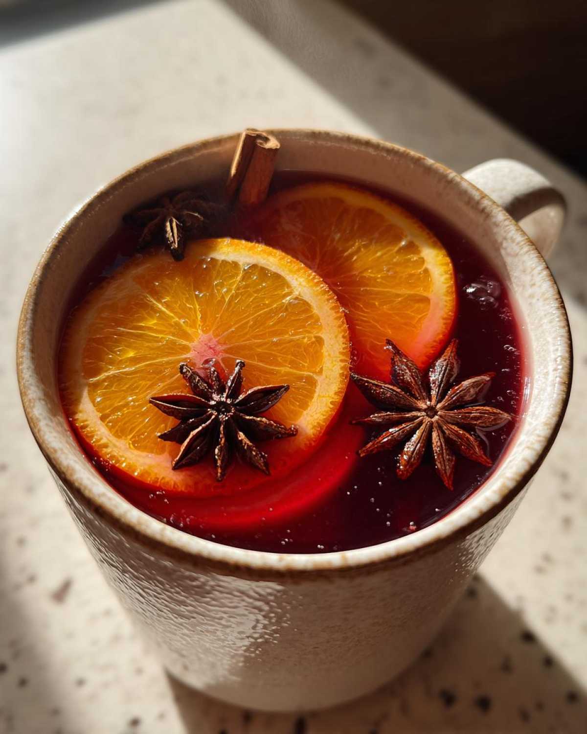 Cranberry Orange Mulled Cider with Spice - detail 4
