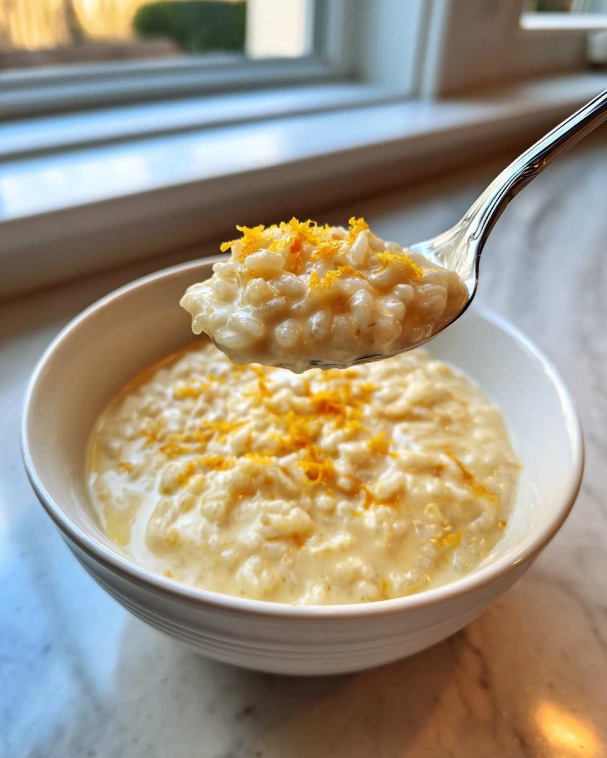 Creamy Orange Cardamom Rice Pudding - detail 3