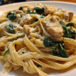 Creamy Tuscan Garlic Pasta with Spinach