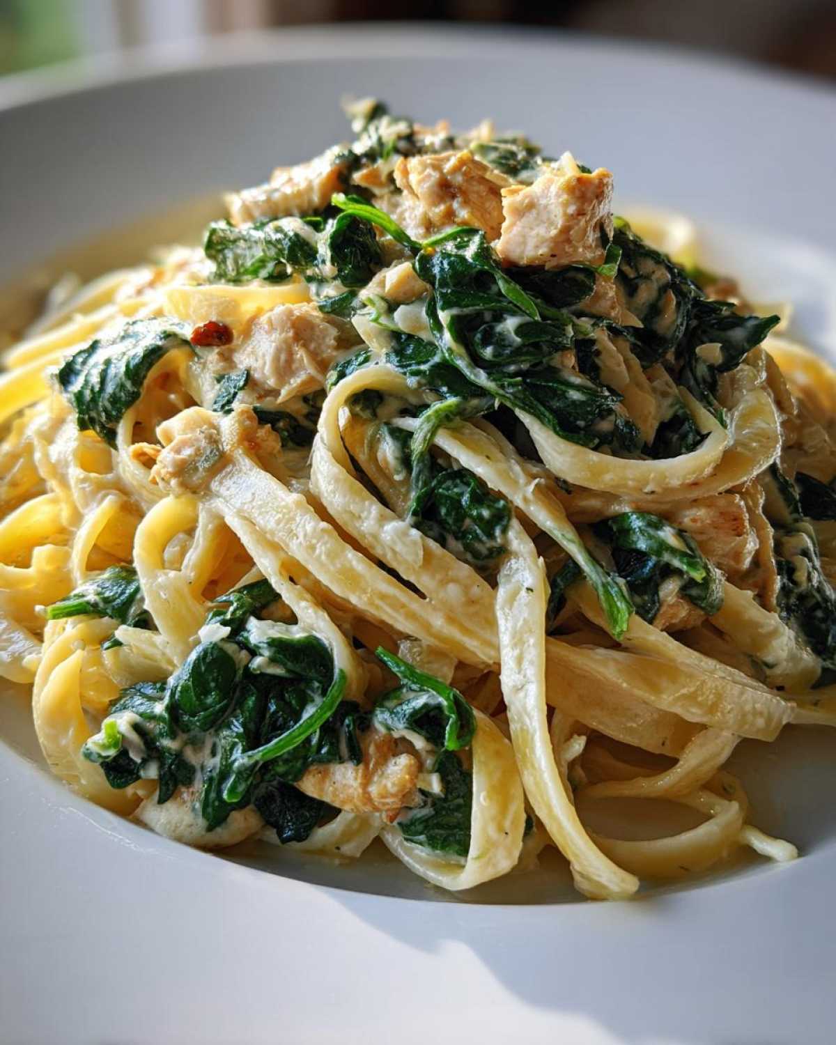 Creamy Tuscan Garlic Pasta with Spinach - detail 2