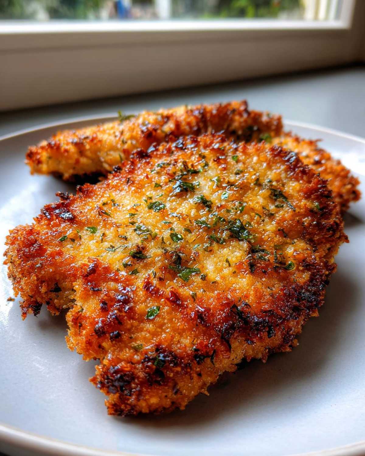 Crispy Panko Chicken Cutlets with Herbs - detail 3