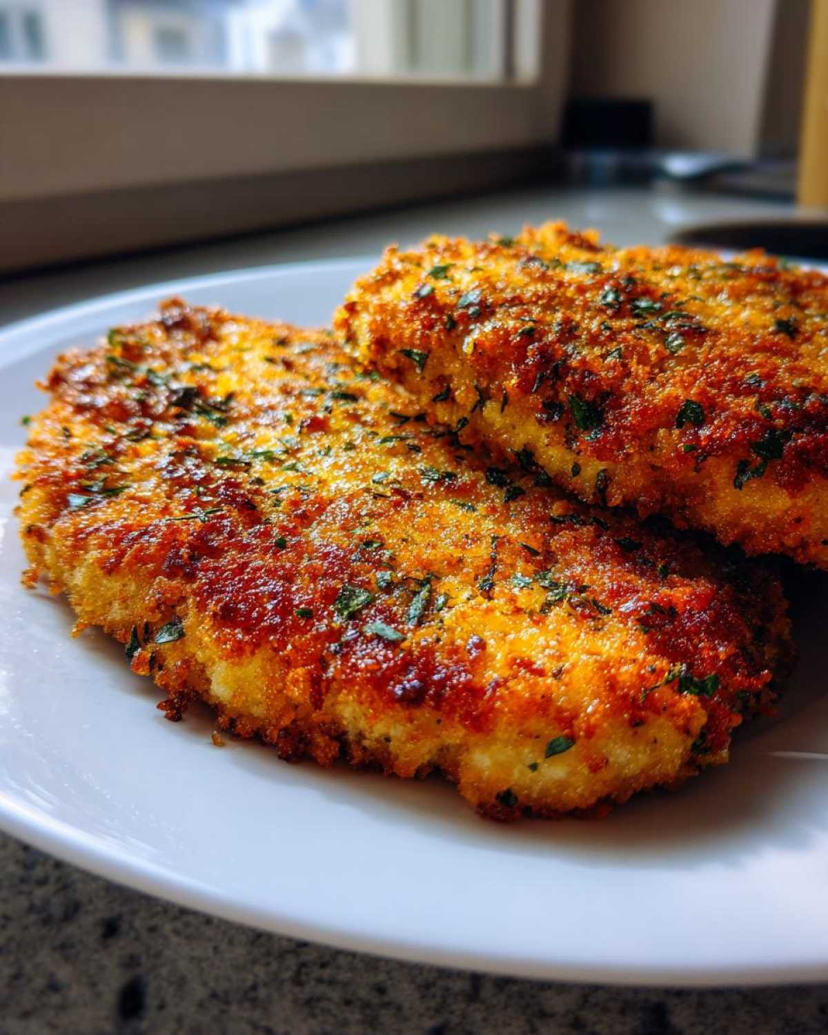 Crispy Panko Chicken Cutlets with Herbs - detail 4