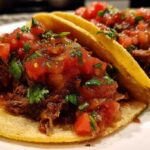 Crispy Smash Beef Tacos with Salsa