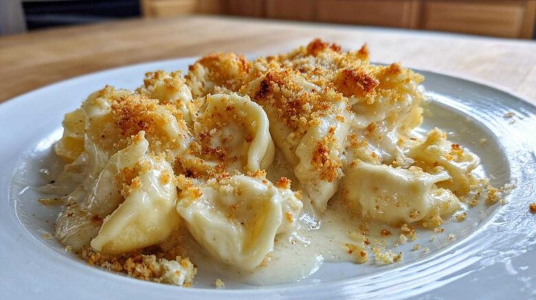 Easy Tortellini Alfredo Bake (Store-Bought Hack)