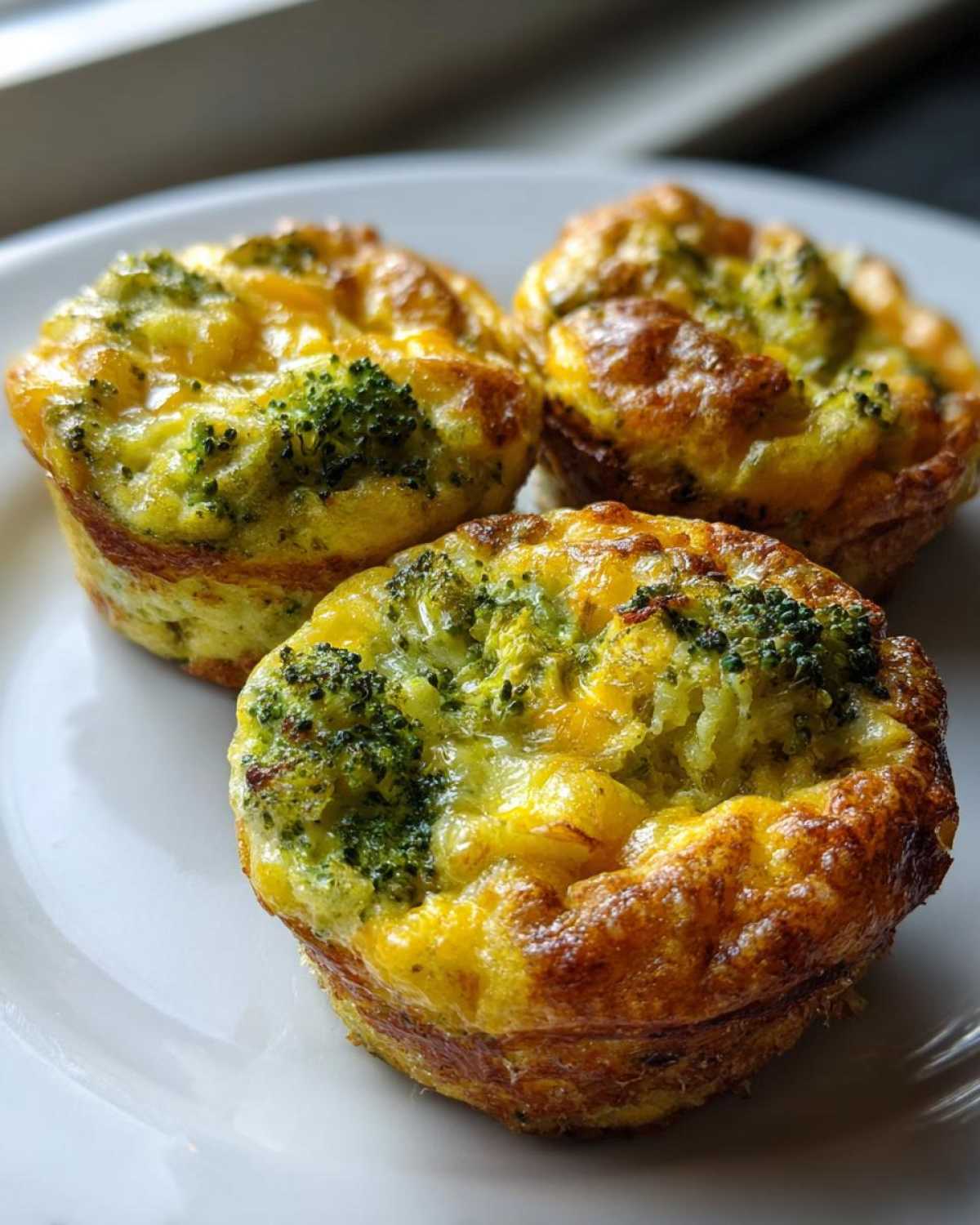 Egg Muffins with Broccoli Cheddar - detail 2