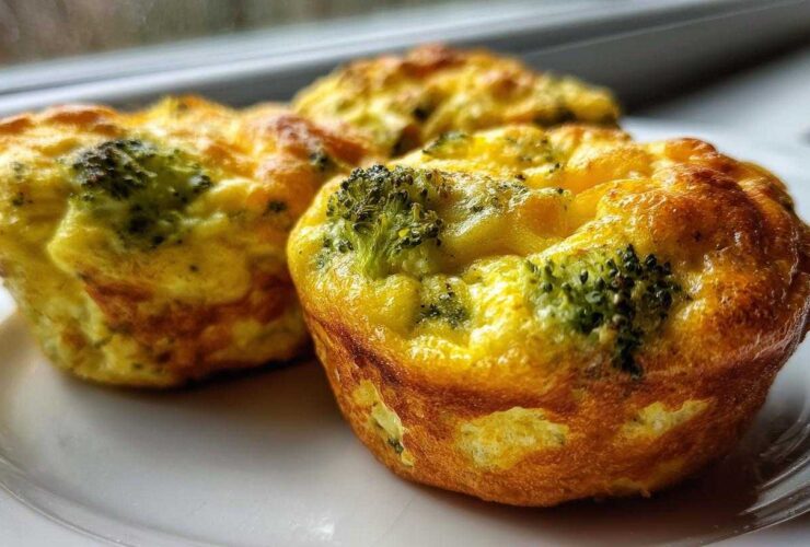 Egg Muffins with Broccoli Cheddar