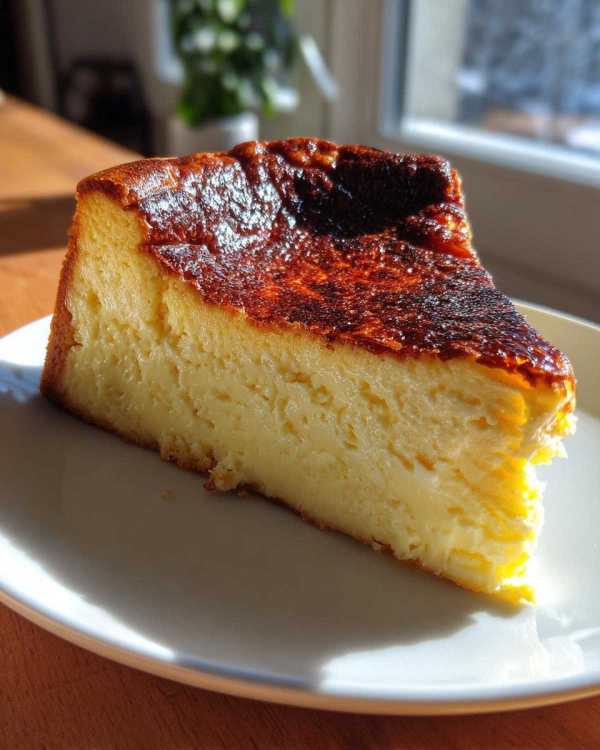 Eggnog Basque Cheesecake (Holiday Twist on a Trend) - detail 2