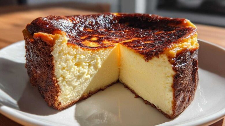 Eggnog Basque Cheesecake (Holiday Twist on a Trend)