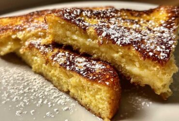 Eggnog French Toast (Holiday Leftover Makeover)