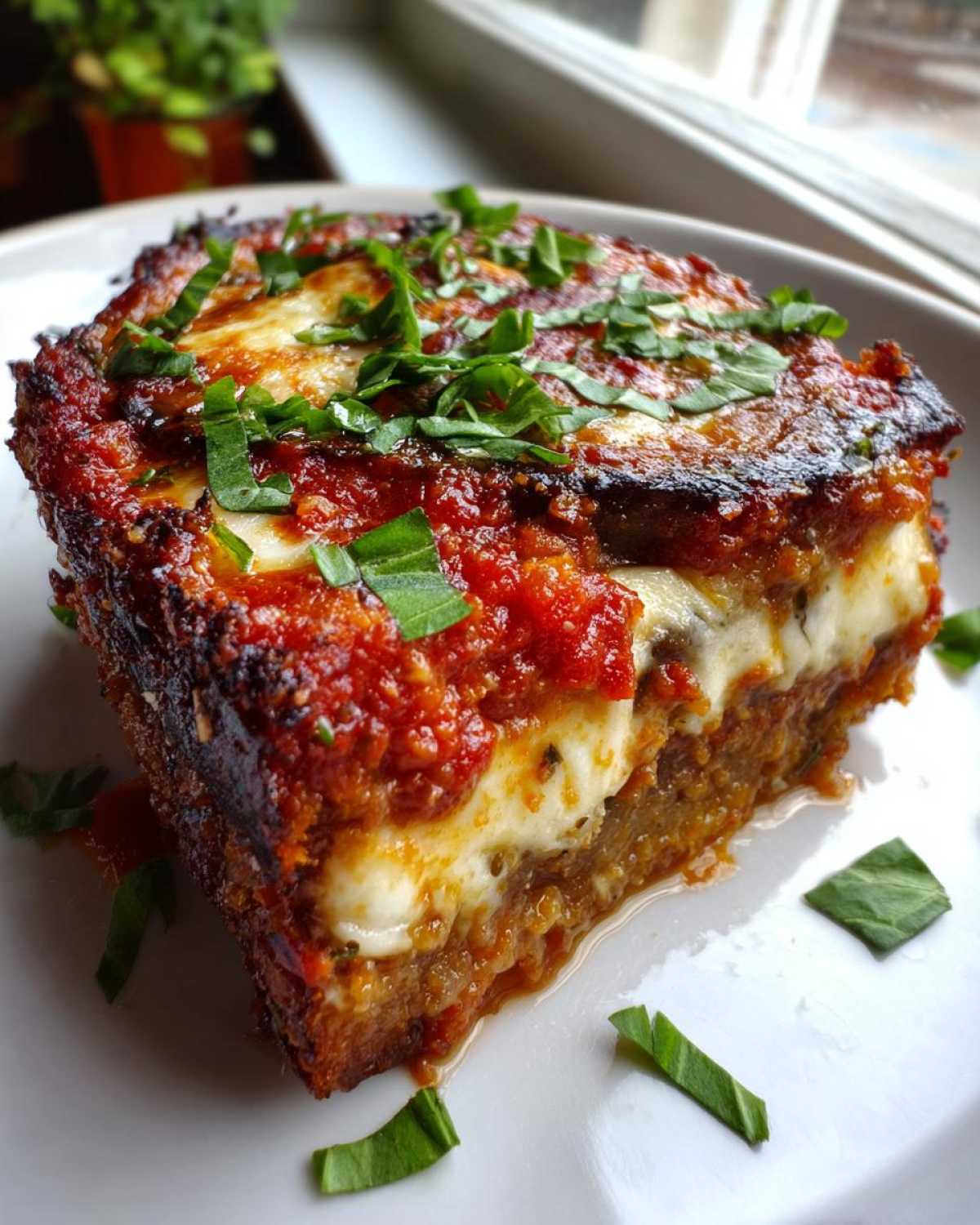 Eggplant Parmesan Bake with Mozzarella - detail 1