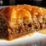 Fig Walnut Baklava with Honey