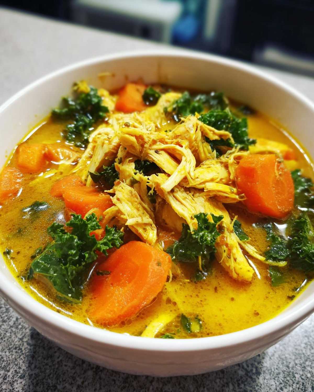 Flu-Fighting Turmeric Chicken Soup (Winter Wellness) - detail 2