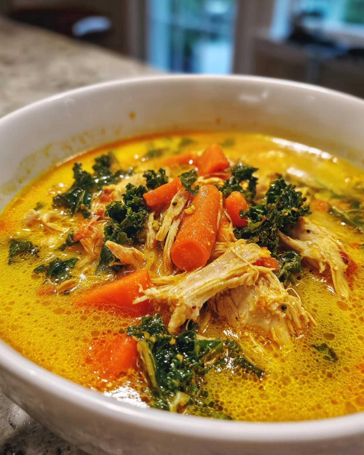 Flu-Fighting Turmeric Chicken Soup (Winter Wellness) - detail 3